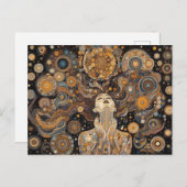 「宇宙創造」 ポストカード (正面/裏面)