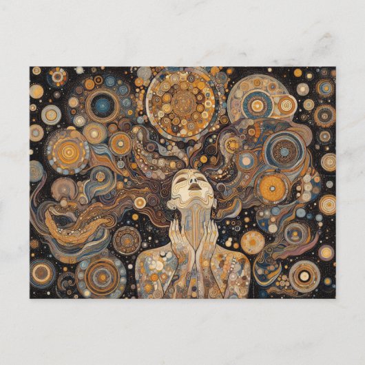 「宇宙創造」 ポストカード (正面)