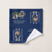 宇宙力くるみ割り小さな軍隊トラック バスタオルセット (ウォッシュタオル)