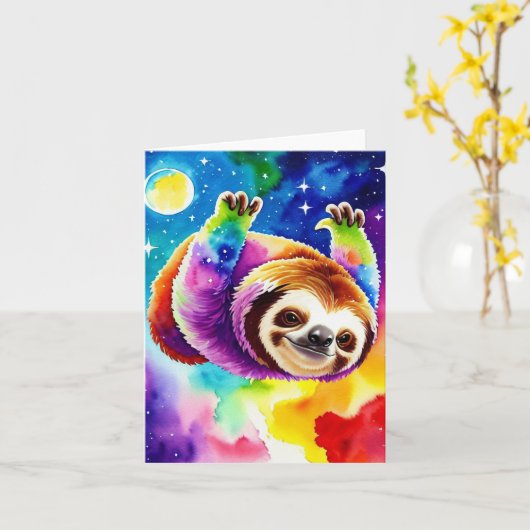 宇宙動物の足III カード (黄色い花)