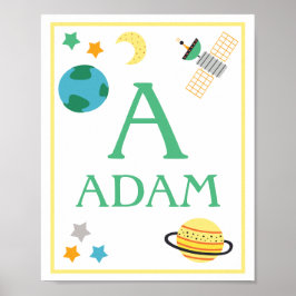 宇宙動物アートプリント コアラ ポスター