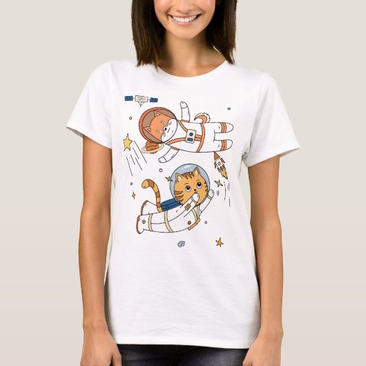 宇宙動物Tシャツ Tシャツ (正面)