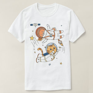 宇宙動物Tシャツ Tシャツ