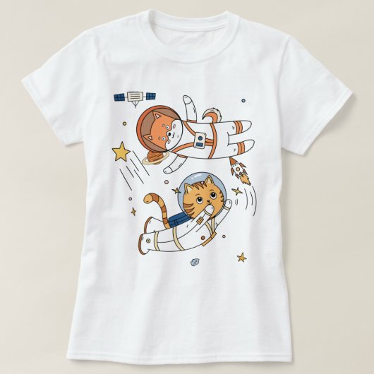 宇宙動物Tシャツ Tシャツ (デザイン正面)