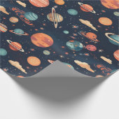 宇宙包装紙 ラッピングペーパー (角)