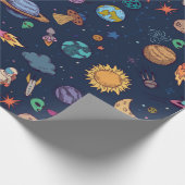 宇宙包装紙 ラッピングペーパー (角)