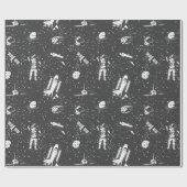 宇宙包装紙 ラッピングペーパー (フラット)