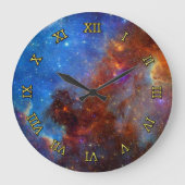 宇宙北アメリカ星雲 ラージ壁時計 (正面)