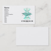 宇宙及び時間(軽い円錐形)をちょうど通ります 名刺 (正面/裏面)