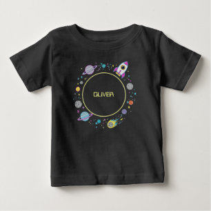 宇宙名の軌道 ベビーTシャツ