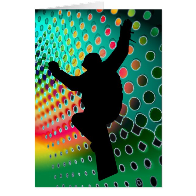 宇宙吹雪のスノーボード (正面)