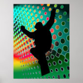 宇宙吹雪のスノーボード ポスター (正面)