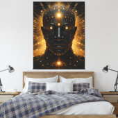 宇宙啓発 キャンバスプリント (インサイチュ (寝室))