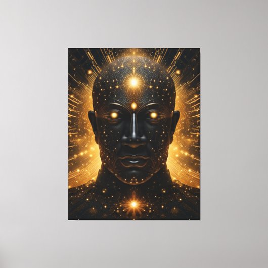 宇宙啓発 キャンバスプリント (正面)