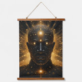 宇宙啓発 吊り下げ型タペストリー (正面)