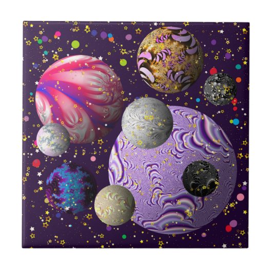 宇宙喜び タイル (正面)