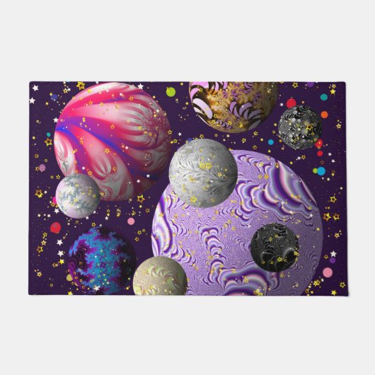 宇宙喜び ドアマット (正面)