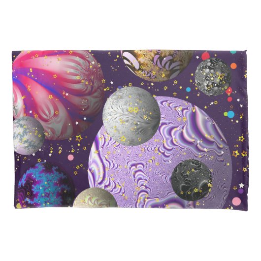 宇宙喜び 枕カバー (正面)