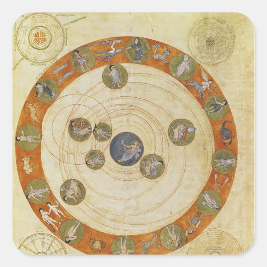 宇宙図アラタスの現象 スクエアシール (正面)