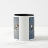 宇宙国際的ステーションのバックドロップ マグカップ (中央)