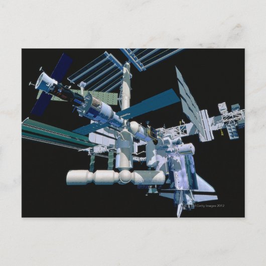 宇宙国際的ステーション3 ポストカード (正面)