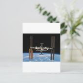 宇宙国際的ステーション – アトランティスから見る ポストカード (スタンド正面)