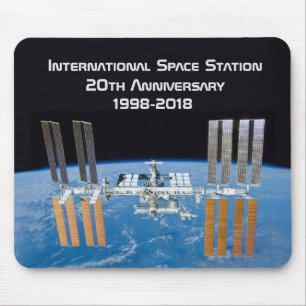 宇宙国際的ステーションISS 20周年記念 マウスパッド