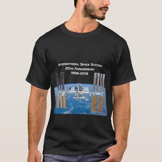 宇宙国際的ステーションISS 20周年記念 Tシャツ (正面)