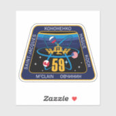 宇宙国際的駅探検隊ISS-59 シール (シート)