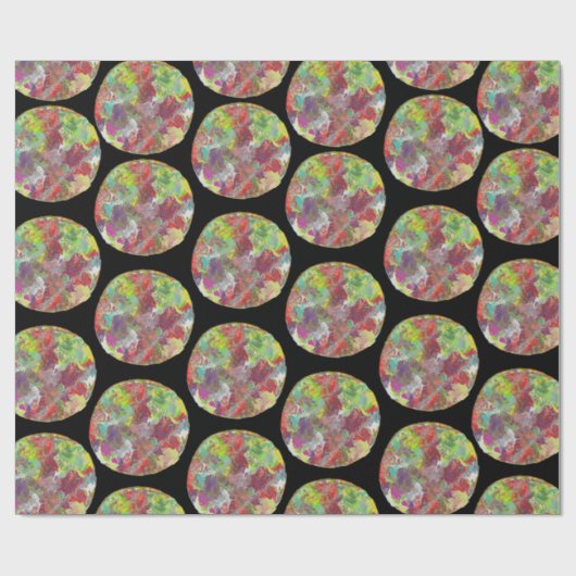 宇宙地球 ラッピングペーパー (フラット)