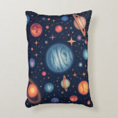 宇宙型枕 アクセントクッション (正面(垂直))