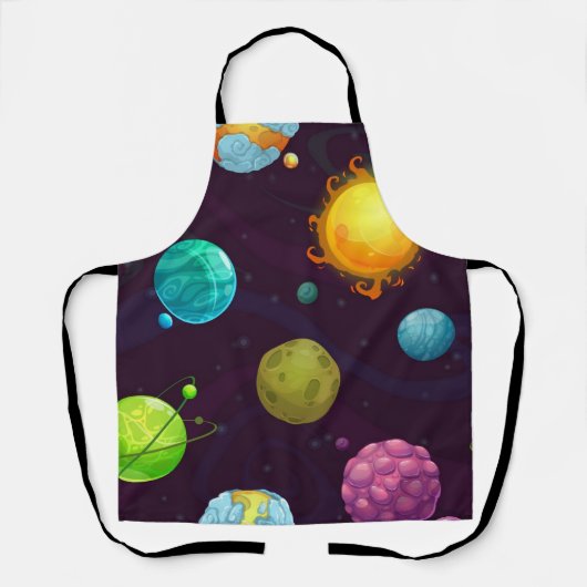 宇宙型 エプロン (正面)