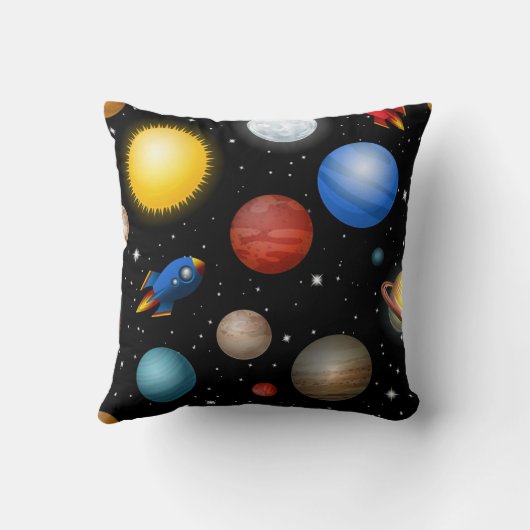 宇宙型 クッション (裏面)