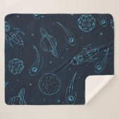 宇宙型 シェルパブランケット (正面(横))