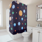 宇宙型 シャワーカーテン (インサイチュ)