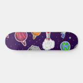 宇宙型 スケートボード (横)