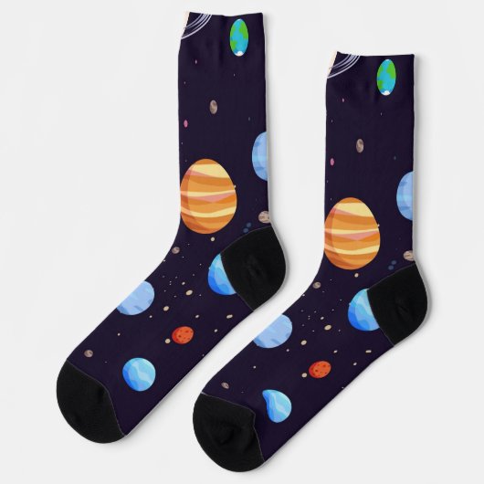 宇宙型 ソックス (左)