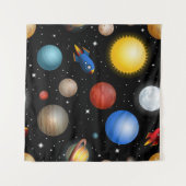 宇宙型 タペストリー (正面(横))