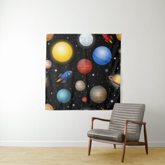 宇宙型 タペストリー (インサイチュ)