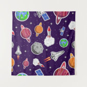 宇宙型 タペストリー (正面(横))