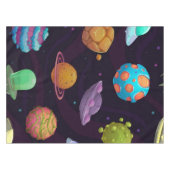 宇宙型 テーブルクロス (正面(横))
