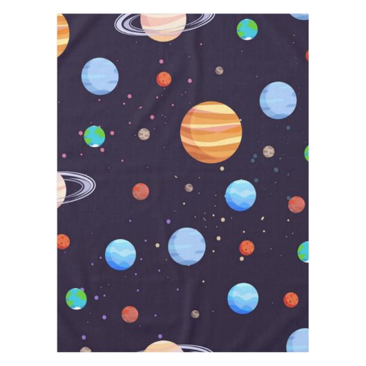 宇宙型 テーブルクロス (正面)