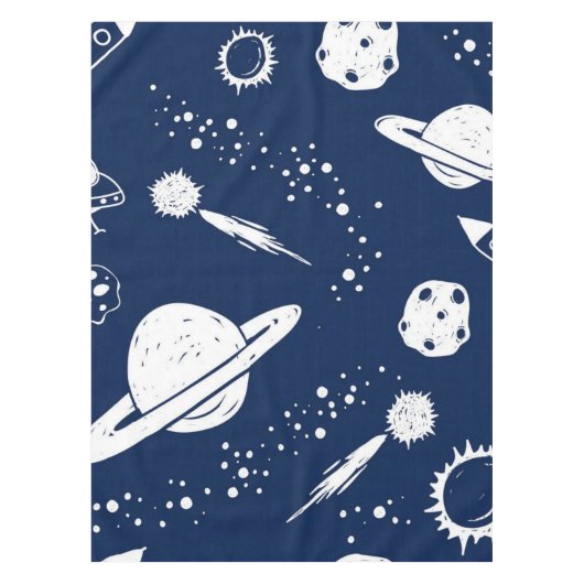 宇宙型 テーブルクロス (正面)