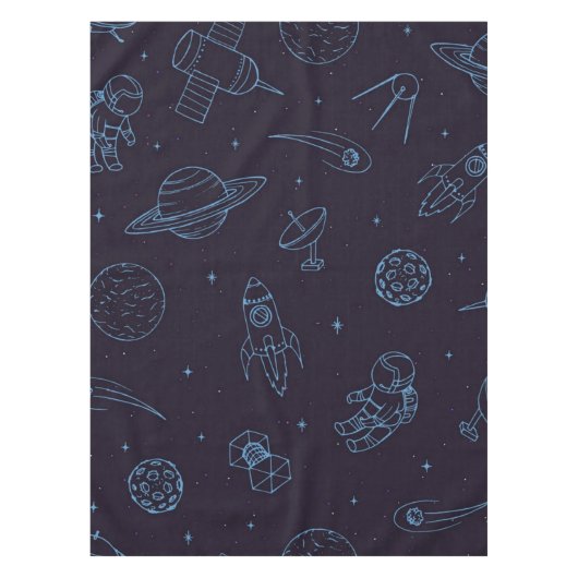 宇宙型 テーブルクロス (正面)