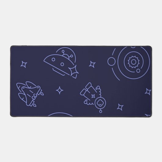 宇宙型 デスクマット (正面)