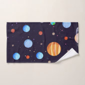 宇宙型 バスタオルセット (ハンドタオル)