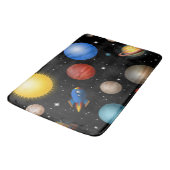 宇宙型 バスマット (アングル)