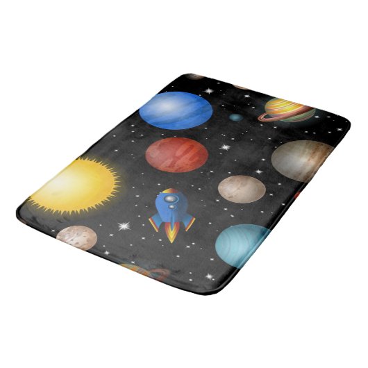 宇宙型 バスマット (アングル)