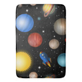 宇宙型 バスマット (正面縦)