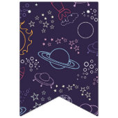 宇宙型 バンティングフラッグ (第1の旗)